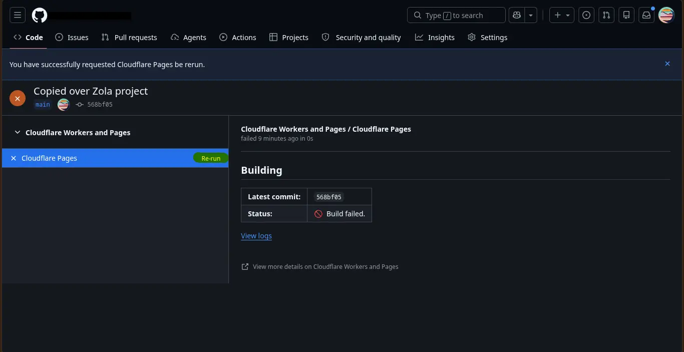 Github screenshot
